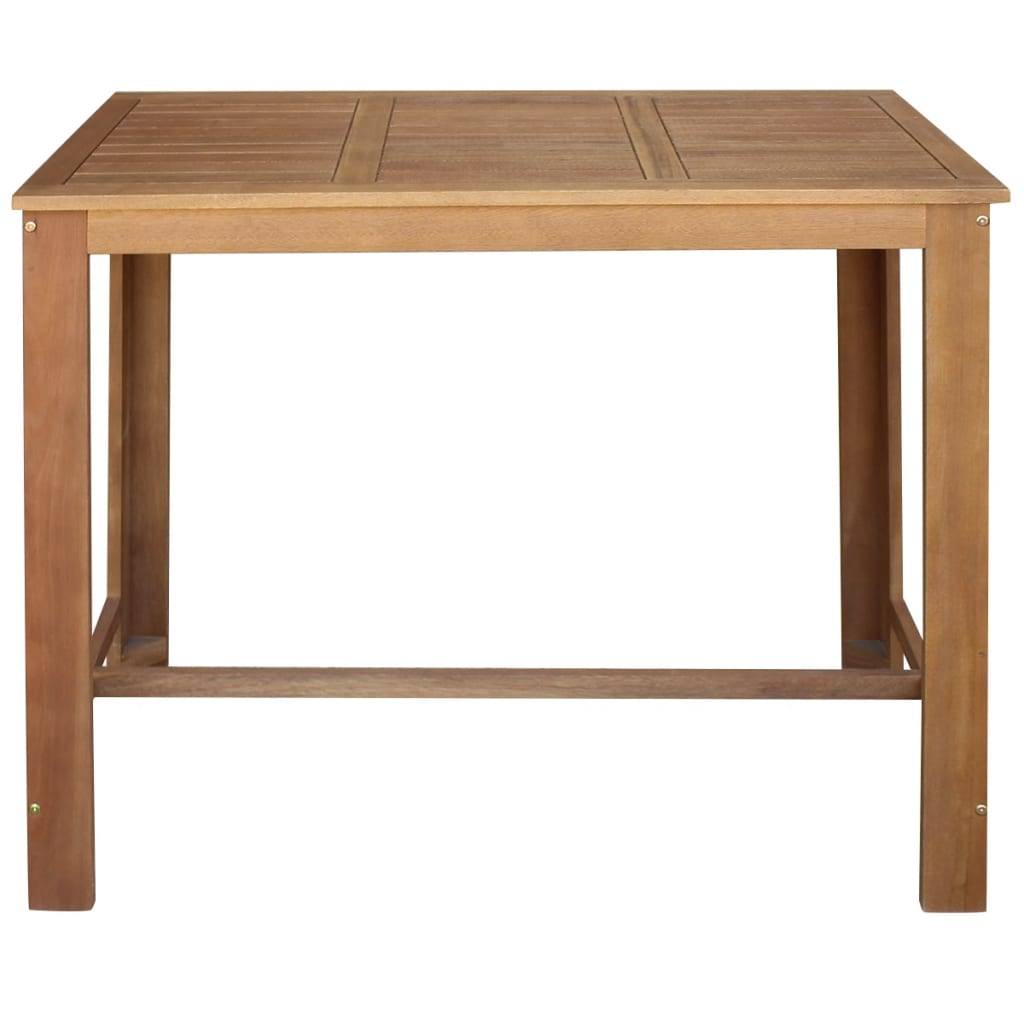 vidaXL Pětidílný set barového stolu a stoliček z masivního akáciového dřeva