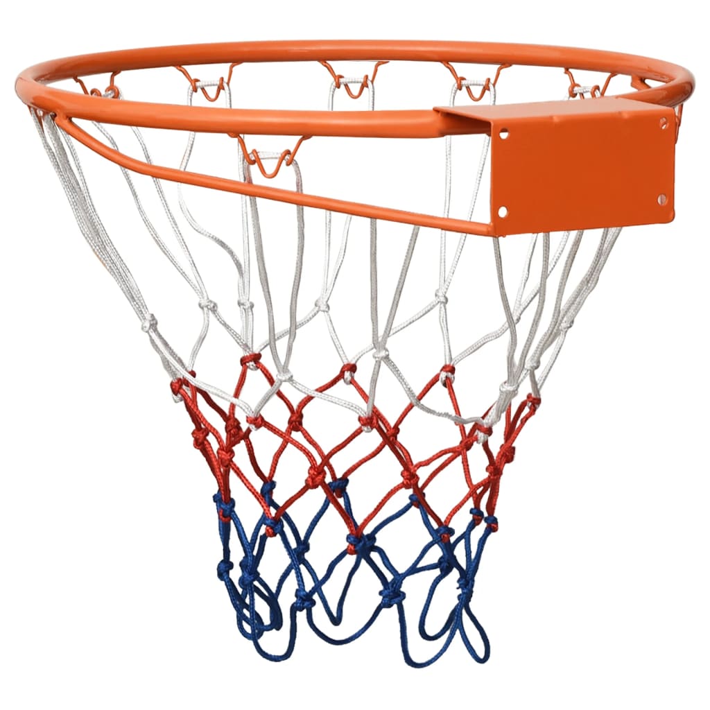 vidaXL Basketbalová obroučka oranžová 39 cm ocel