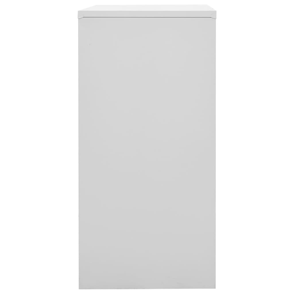vidaXL Uzamykatelné skříně 2 ks světle šedé a modré 90x45x92,5 cm ocel