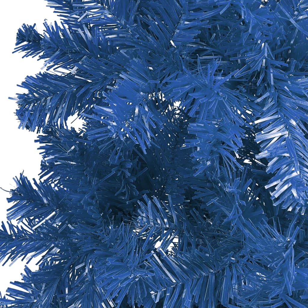 vidaXL Úzký vánoční stromek modrý 120 cm