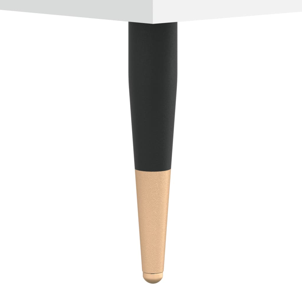 vidaXL Noční stolek bílá 40x35x50 cm kompozitní dřevo