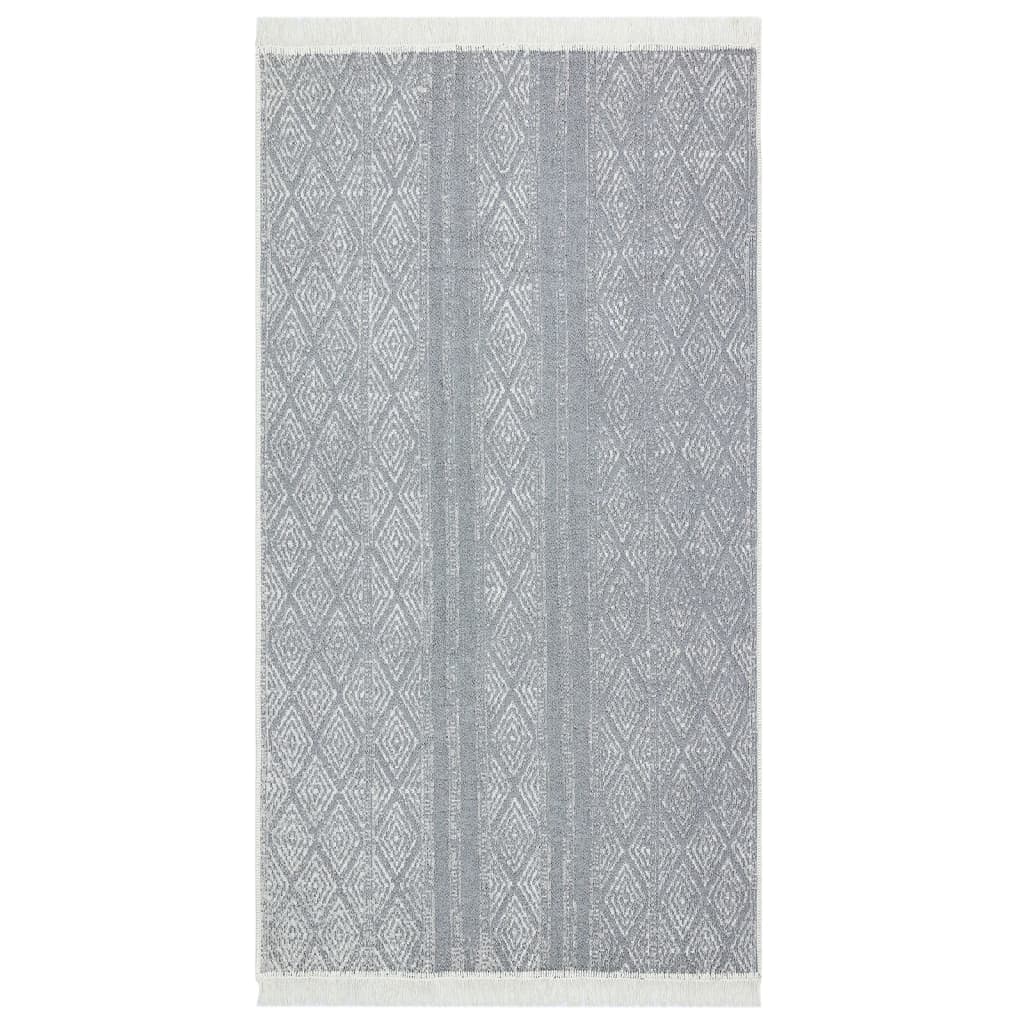 vidaXL Koberec světle šedý 120 x 180 cm bavlna