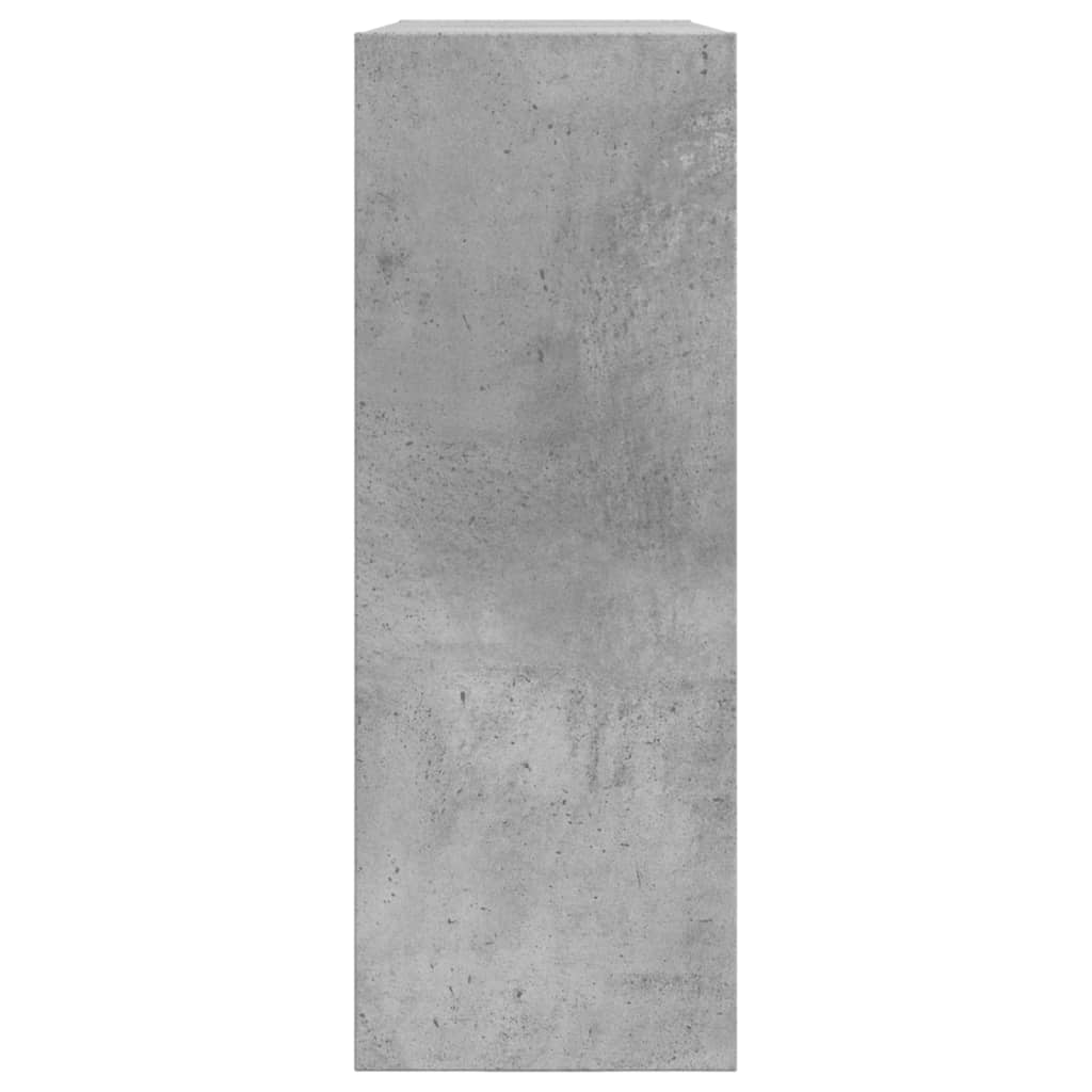 vidaXL Botník betonově šedý 80 x 21 x 57 cm kompozitní dřevo