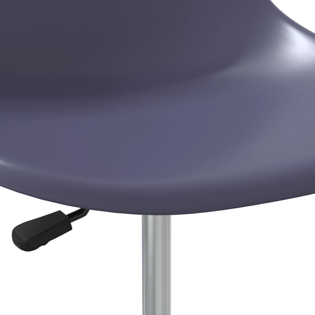 vidaXL Otočné jídelní židle 6 ks lila PP