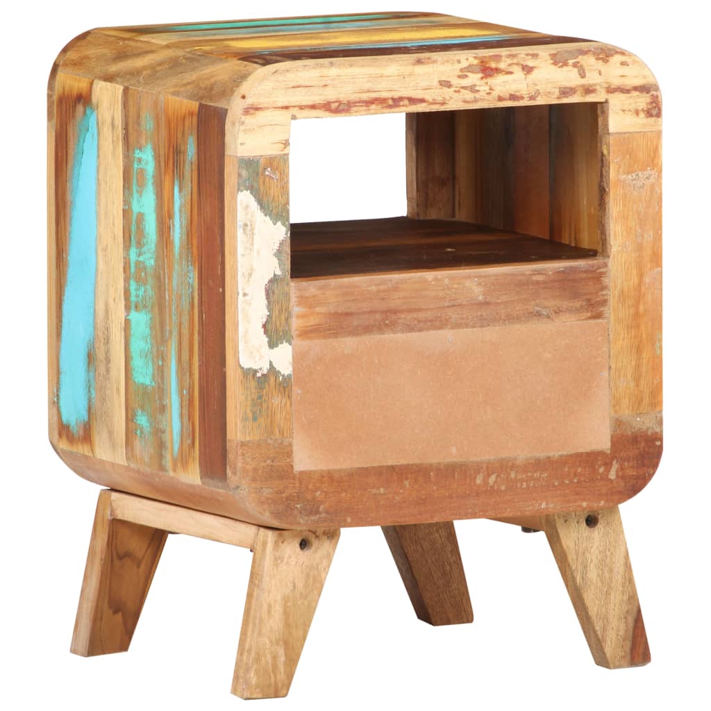 vidaXL Noční stolek 30 x 30 x 41 cm masivní recyklované dřevo