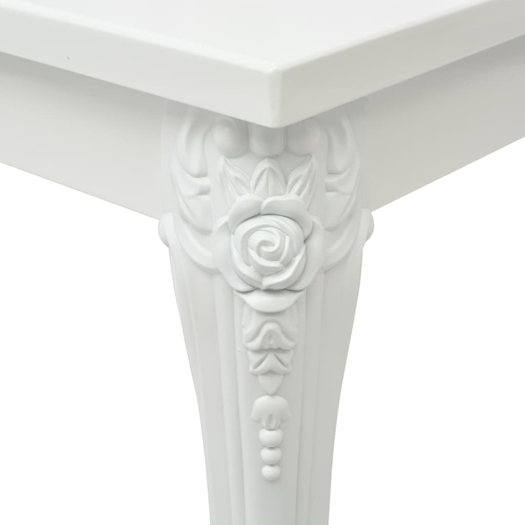 vidaXL Konferenční stolek 100x60x42 cm vysoký lesk bílý