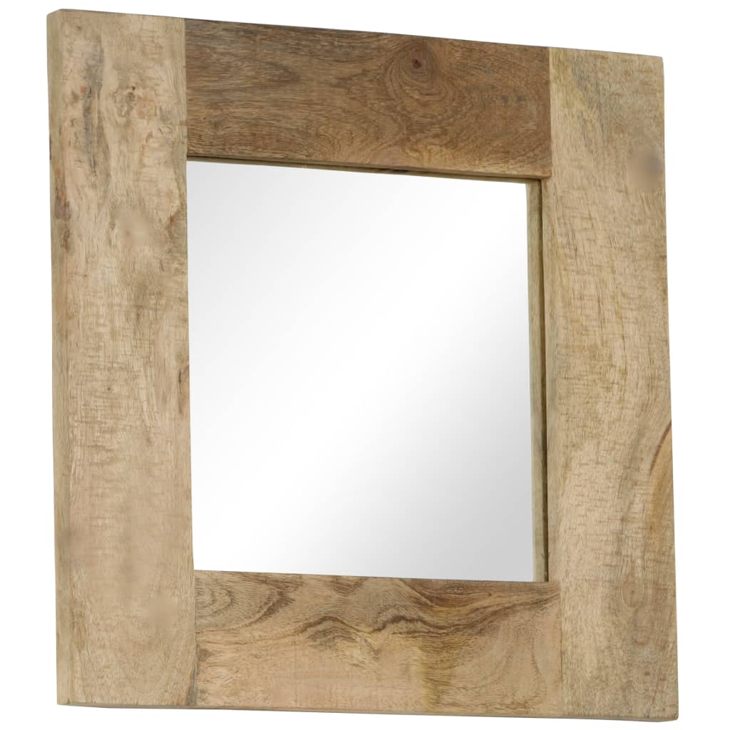 vidaXL Zrcadlo z masivního mangovníkového dřeva 50 x 50 cm