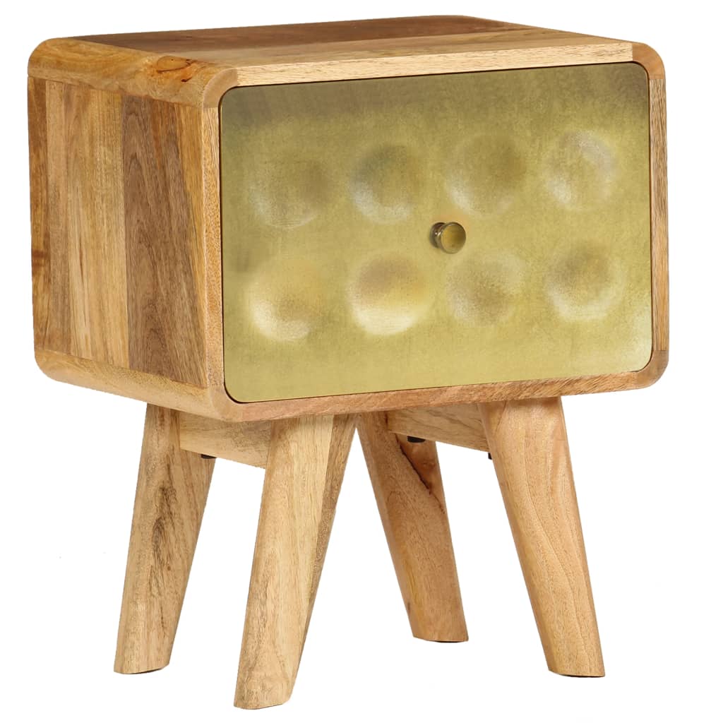 vidaXL Noční stolek z masivního mangovníkového dřeva 40 x 30 x 49 cm