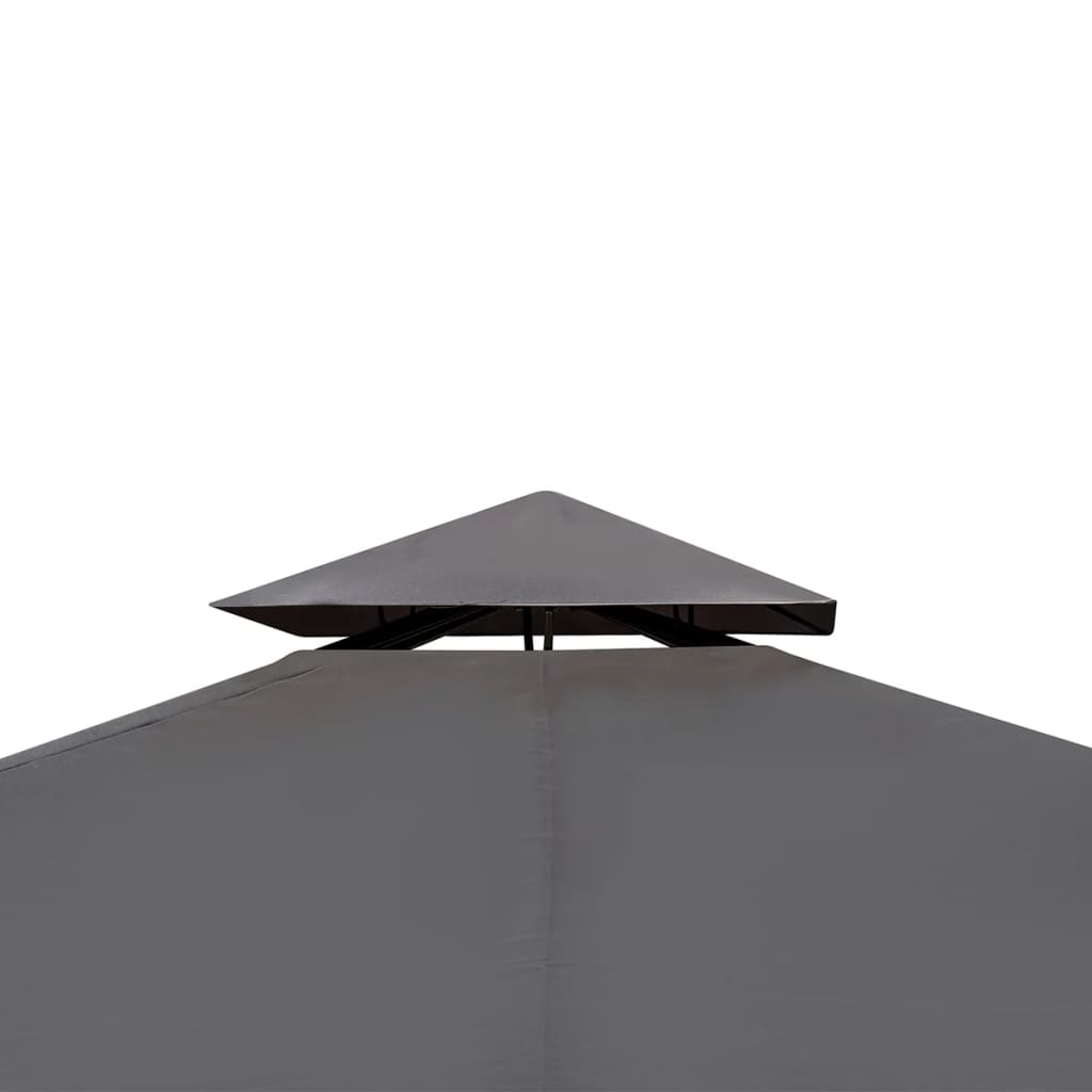 vidaXL Altán se střechou 3 x 4 m tmavě šedý