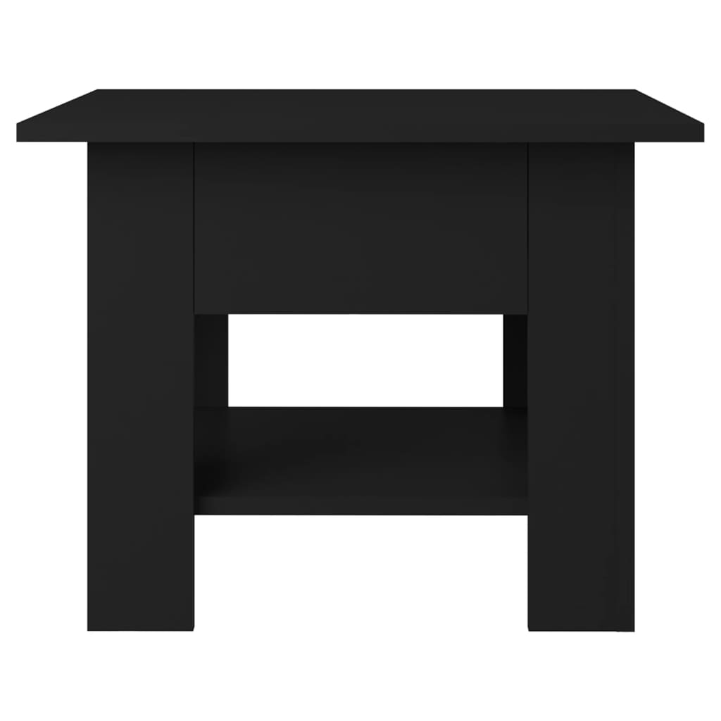 vidaXL Konferenční stolek černý 55 x 55 x 42 cm dřevotříska