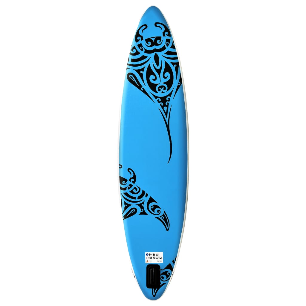 vidaXL Nafukovací SUP paddleboard 305 x 76 x 15 cm modrý