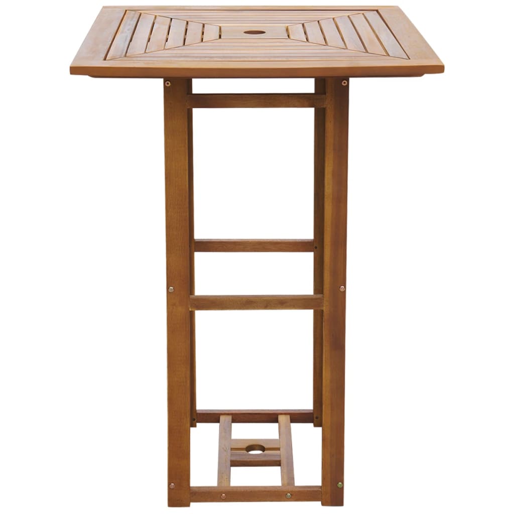 vidaXL Bistro stolek 75 x 75 x 110 cm masivní akáciové dřevo