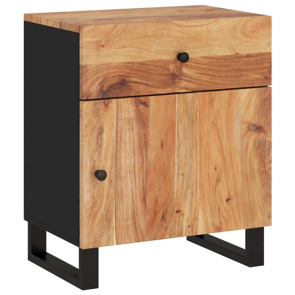 vidaXL Noční stolek 50x33x60 cm masivní akácie a kompozitní dřevo