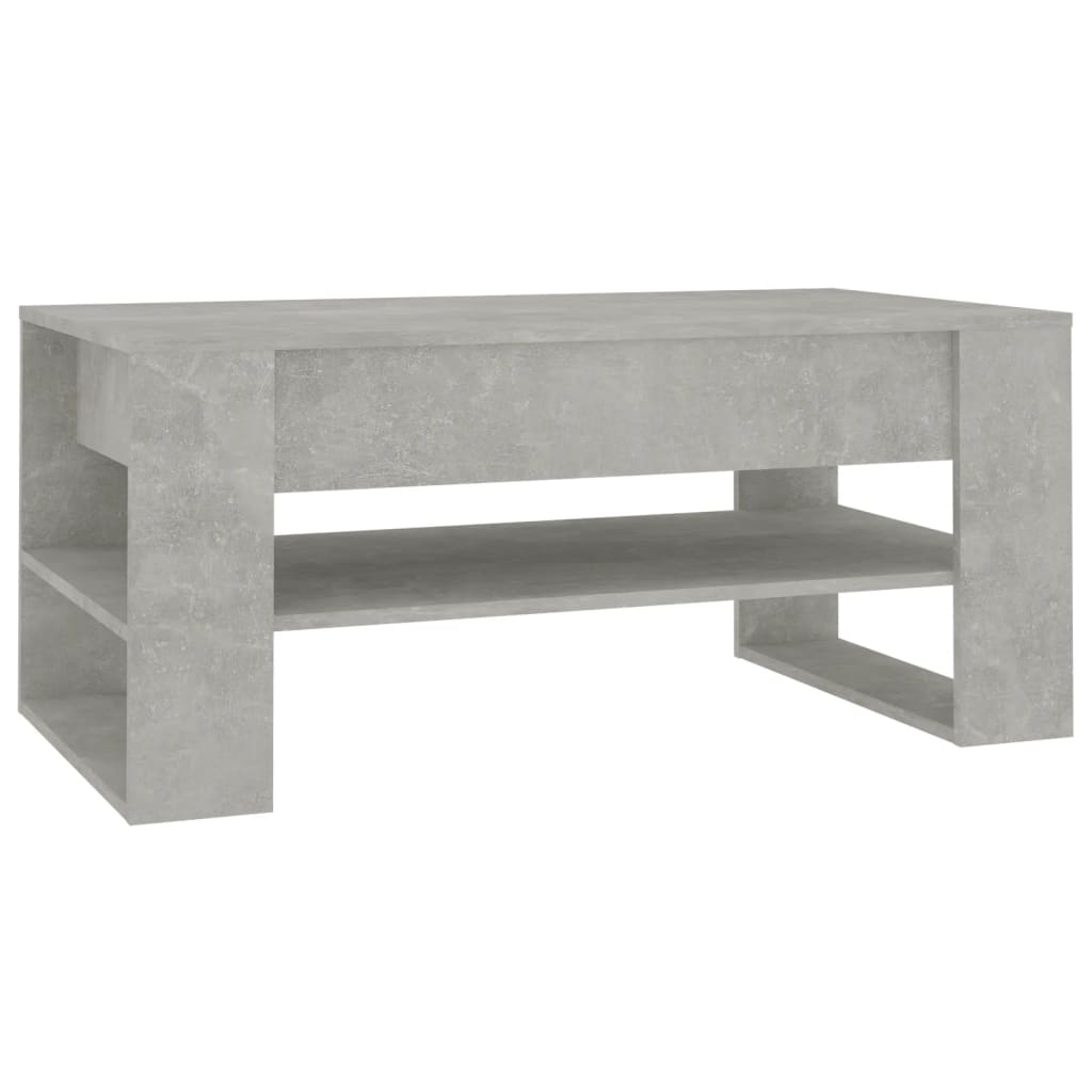 vidaXL Konferenční stolek betonově šedý 102x55x45 cm kompozitní dřevo