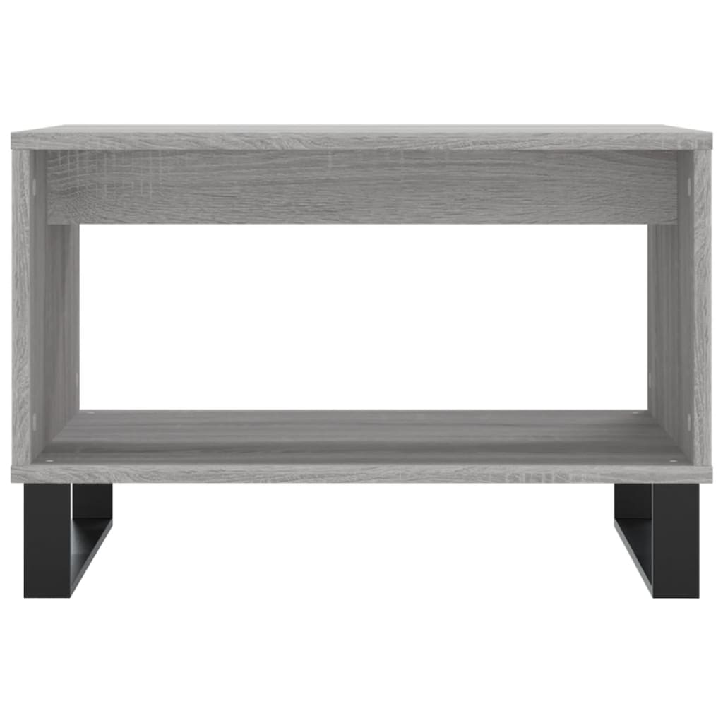 vidaXL Konferenční stolek šedý sonoma 60 x 50 x 40 cm kompozitní dřevo