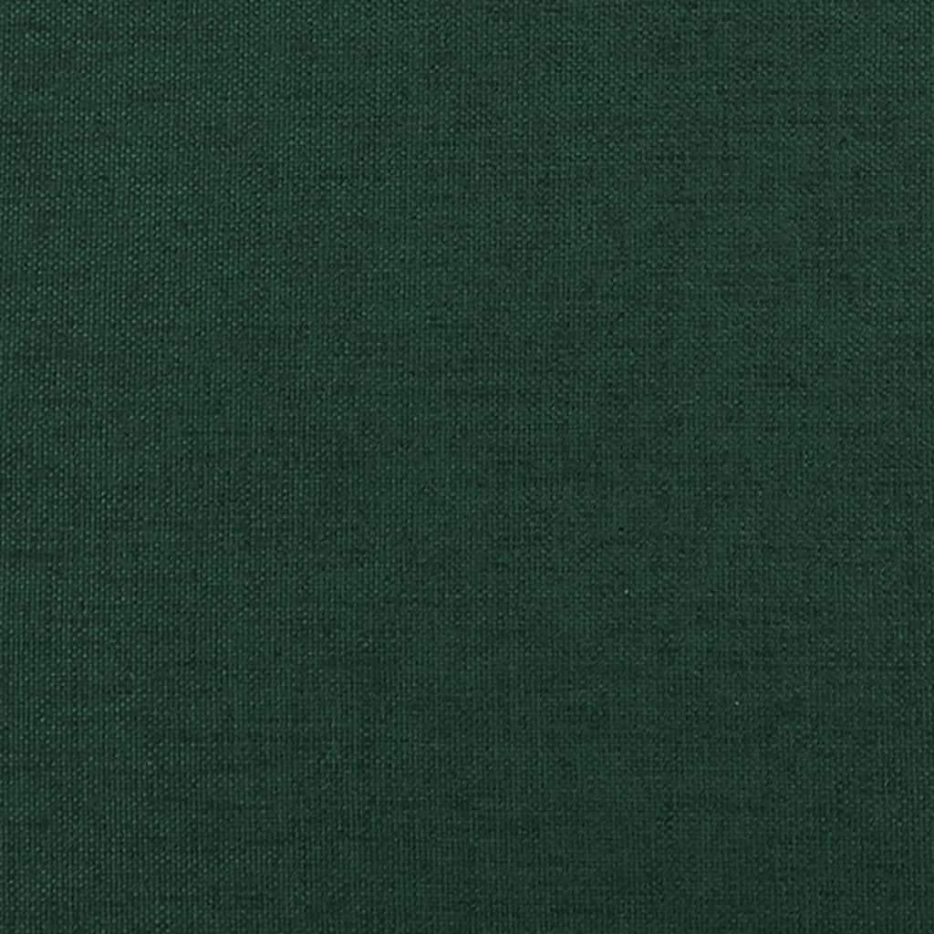 vidaXL Podnožka tmavě zelená 60x60x36 cm textil
