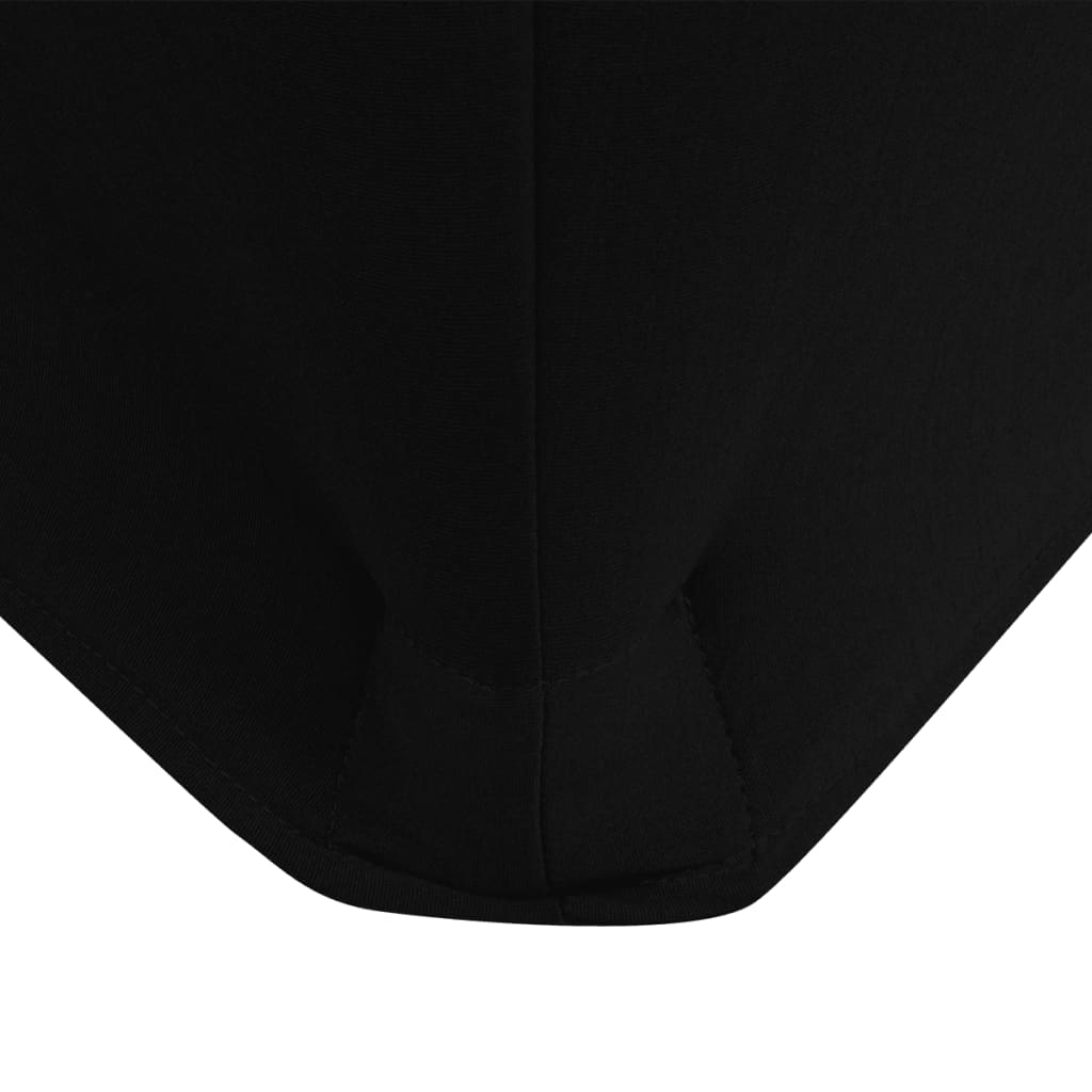 vidaXL Strečový návlek na stůl 2 ks 183x76x74 cm černá