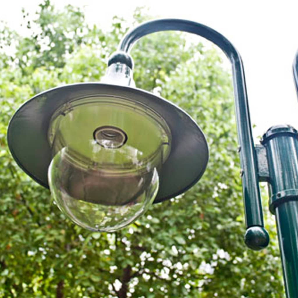 Zahradní lampa / kandelábr se 2 lucernami 220 cm