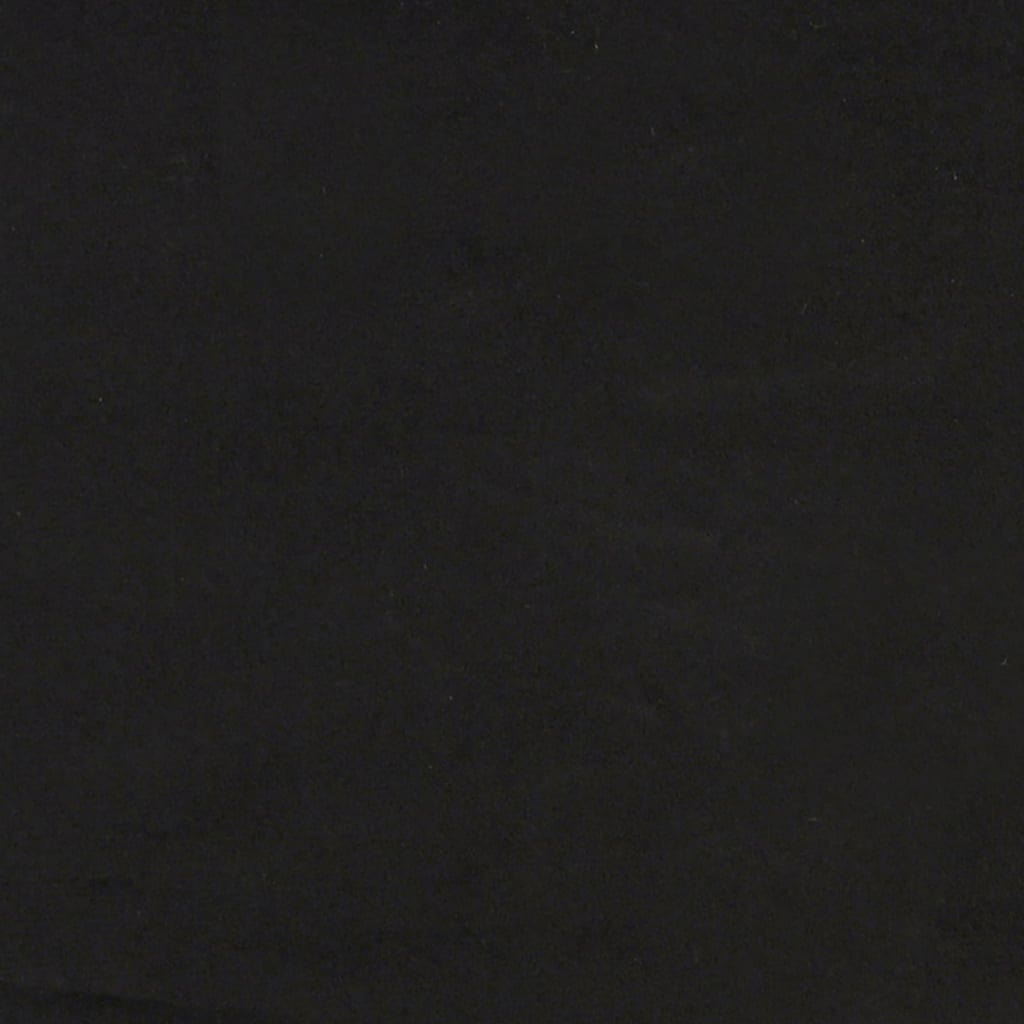 vidaXL Pohovka s polštáři 3místná černá samet