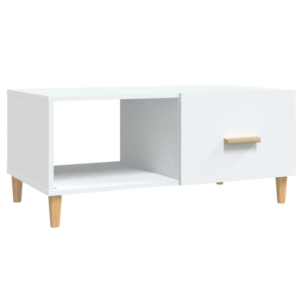 vidaXL Konferenční stolek bílý 89,5 x 50 x 40 cm kompozitní dřevo