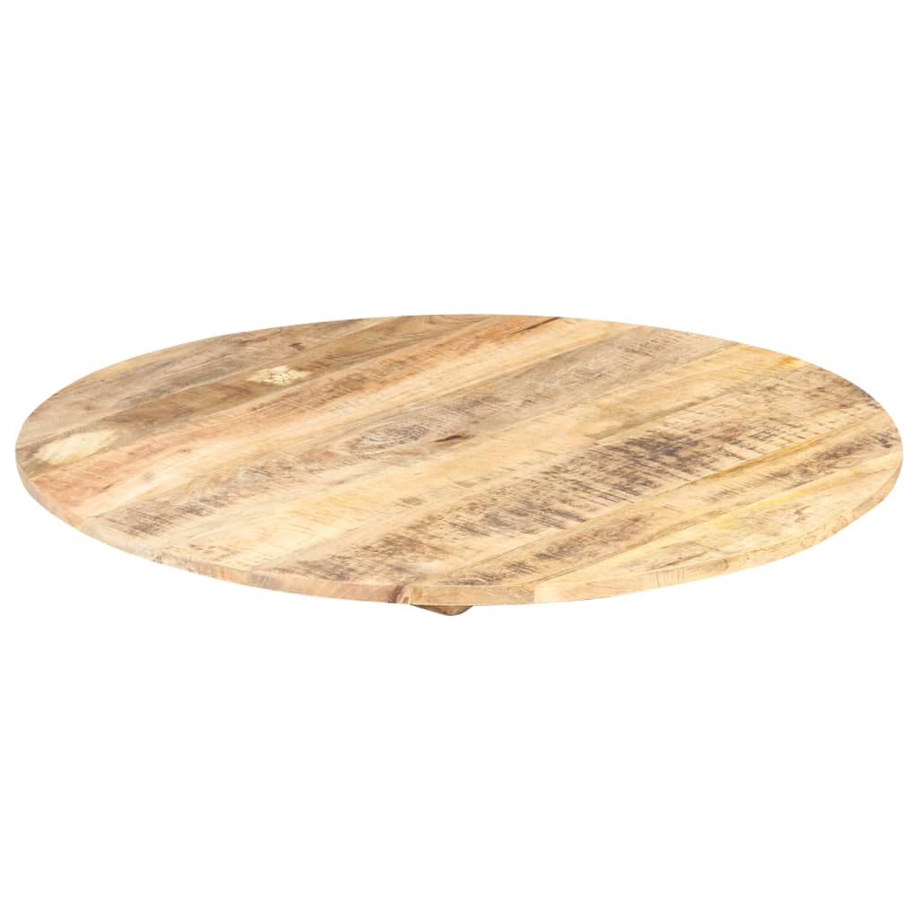 vidaXL Stolní deska masivní mangovníkové dřevo kulatá 15–16 mm 80 cm