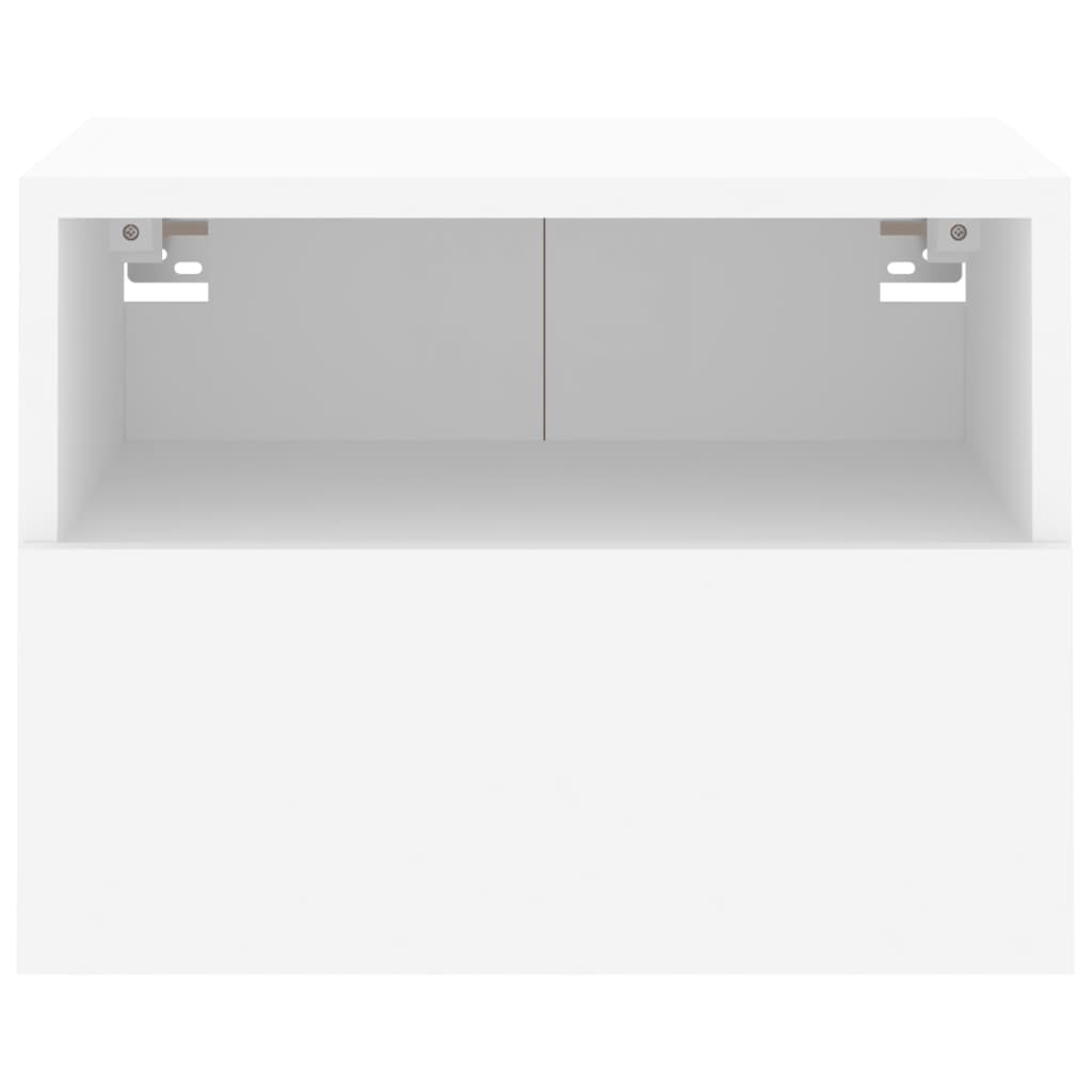 vidaXL Nástěnná TV skříňka bílá 40 x 30 x 30 cm kompozitní dřevo