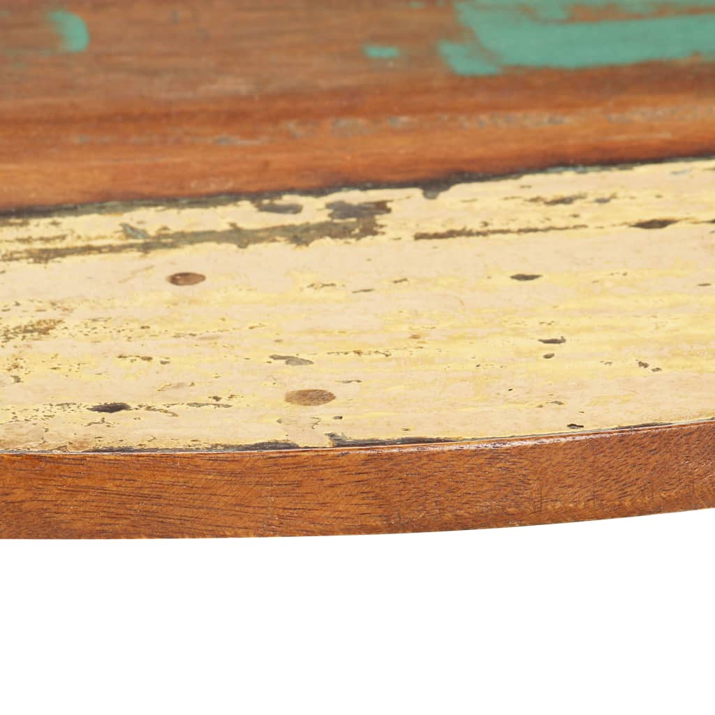 vidaXL Kulatá stolní deska 40 cm 15–16 mm masivní recyklované dřevo