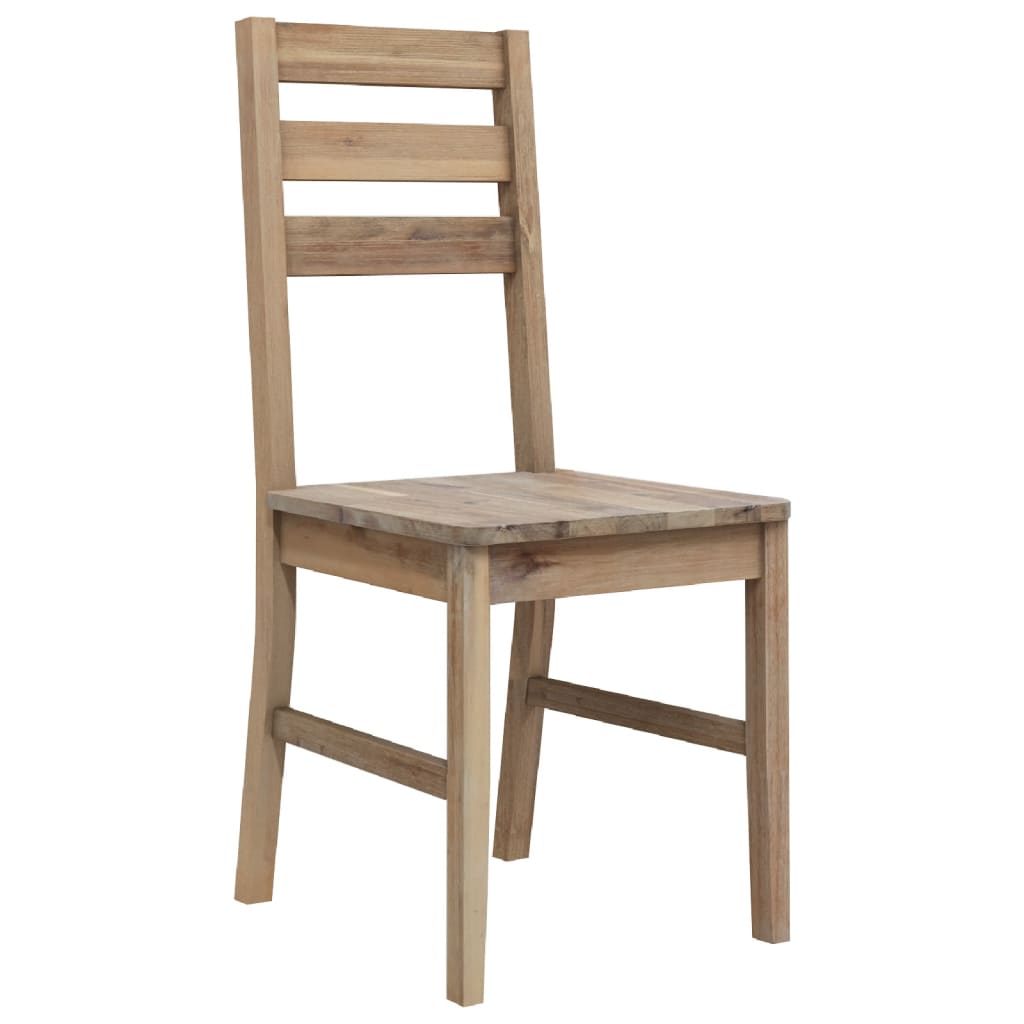 vidaXL Jídelní židle 2 ks masivní akáciové dřevo