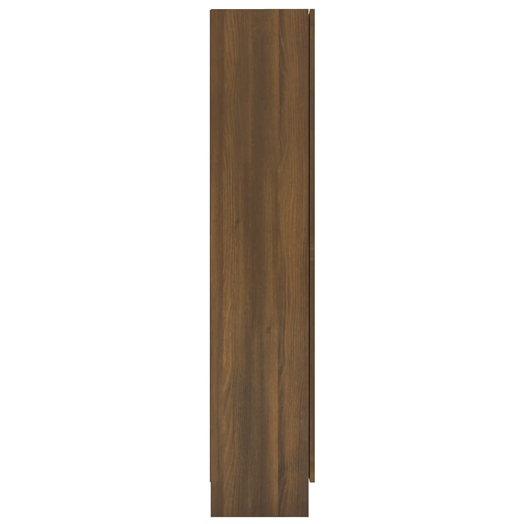 vidaXL Vitrína hnědý dub 82,5 x 30,5 x 150 cm kompozitní dřevo