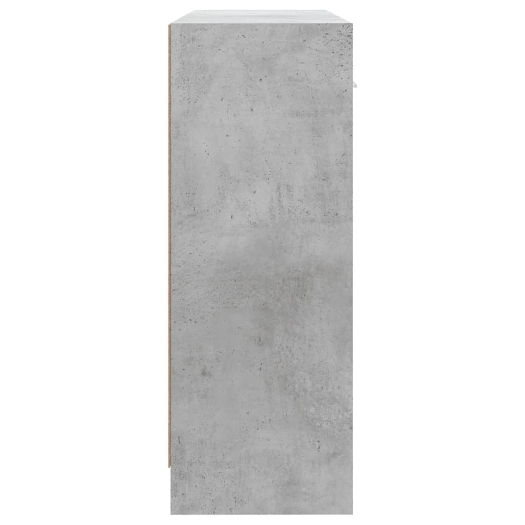 vidaXL Příborník betonově šedý 91 x 28 x 75 cm kompozitní dřevo