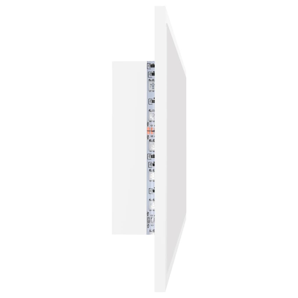 vidaXL LED koupelnové zrcadlo bílé 90 x 8,5 x 37 cm akrylové