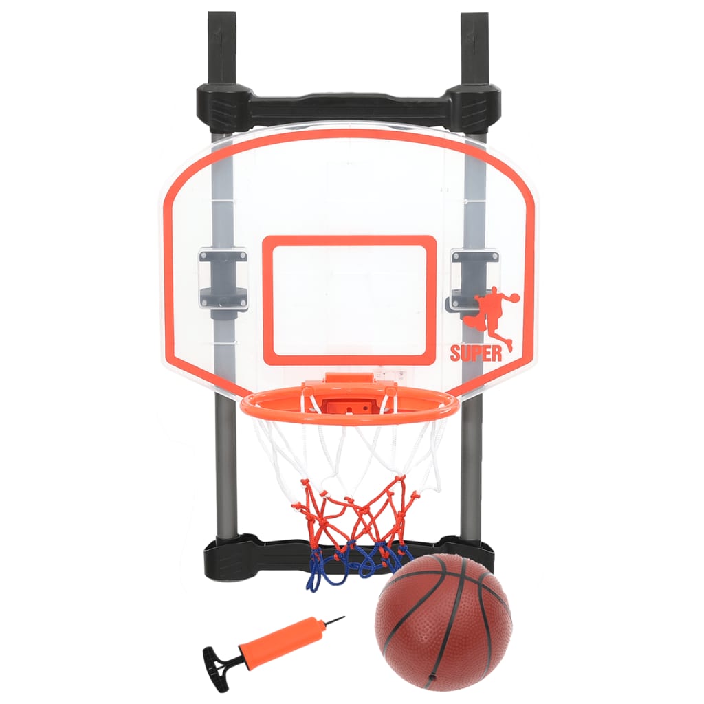 vidaXL Dětská basketbalová hrací sada na dveře nastavitelné