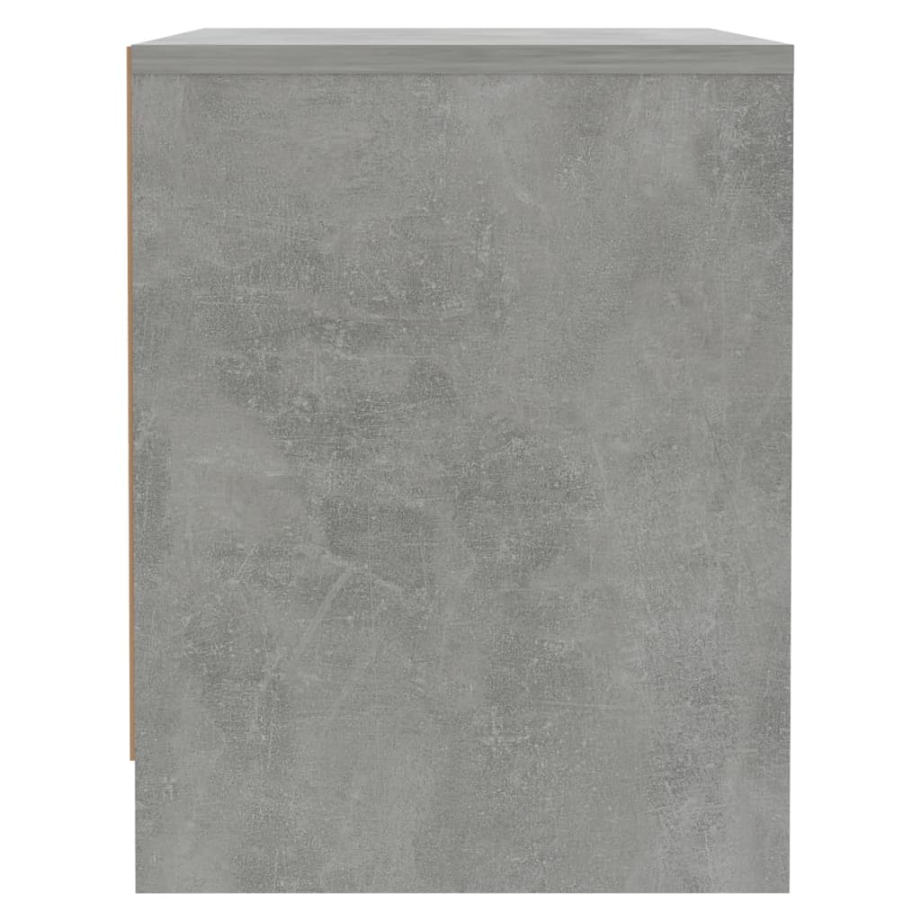 vidaXL Noční stolky 2 ks betonově šedé 45 x 34 x 44,5 cm dřevotříska