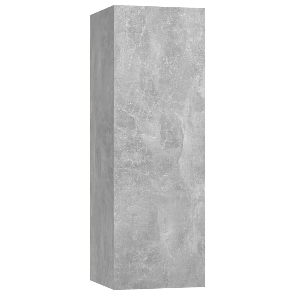 vidaXL TV skříňky 4 ks betonově šedé 30,5 x 30 x 90 cm dřevotříska