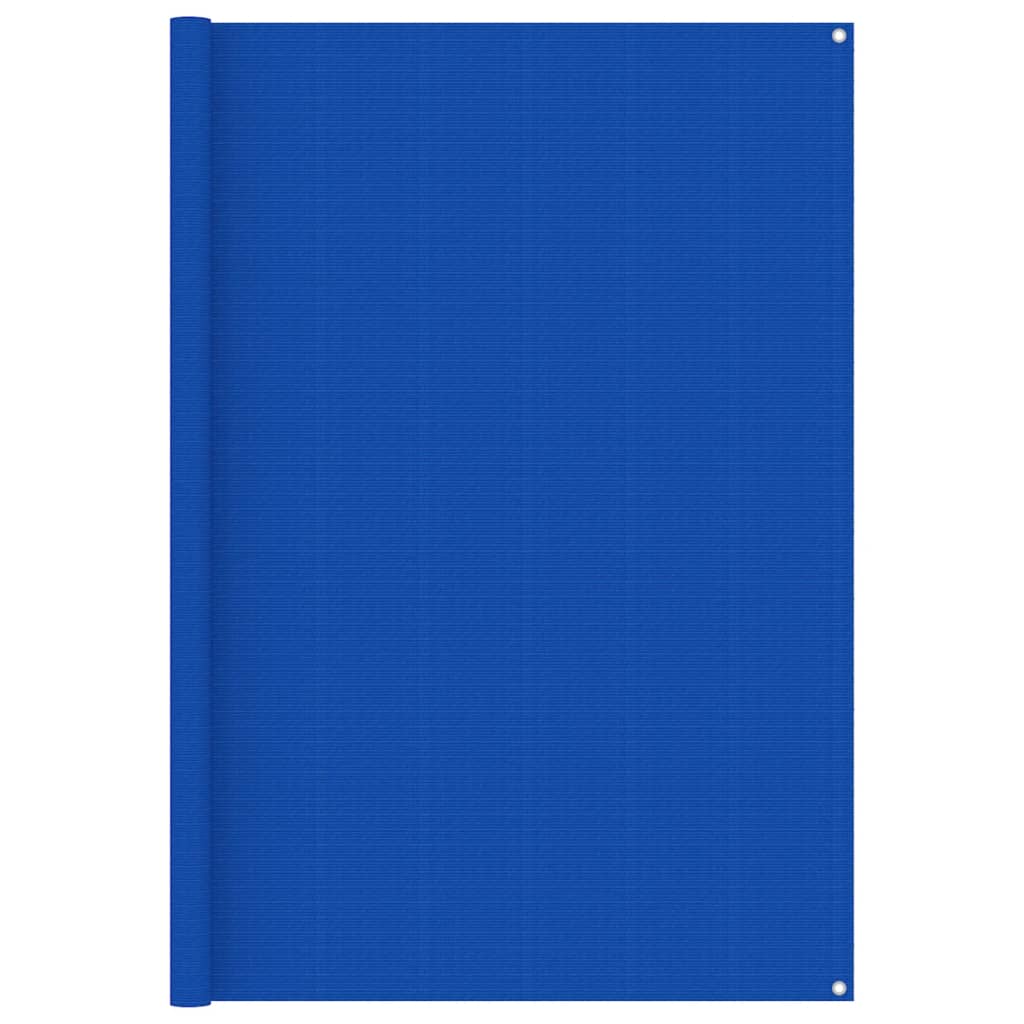 vidaXL Koberec do stanu 200 x 400 cm modrý HDPE