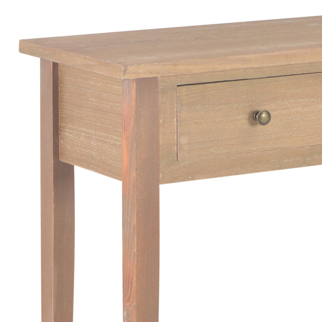 vidaXL Toaletní konzolový stolek hnědý 79 x 30 x 74 cm dřevo