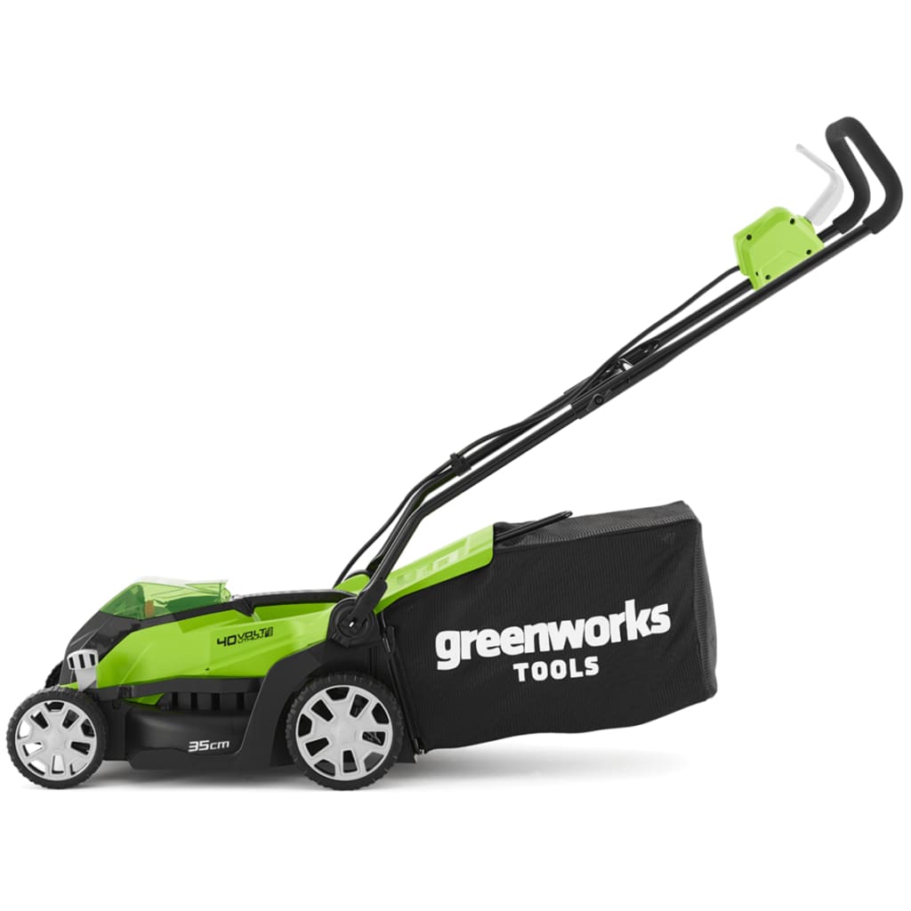 Greenworks Sekačka na trávu G40LM35 s baterií 2 x 40 V 2 Ah
