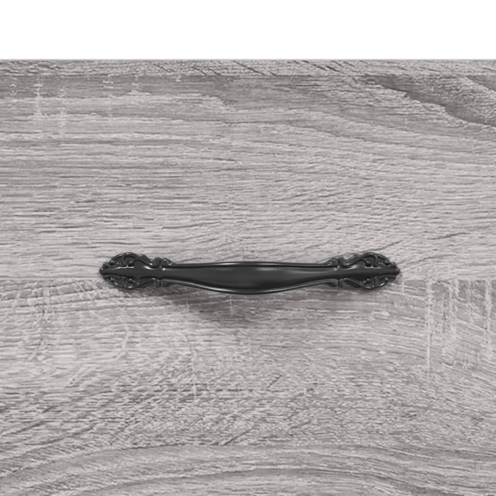 vidaXL Skříň highboard šedá sonoma 69,5 x 34 x 180 cm kompozitní dřevo