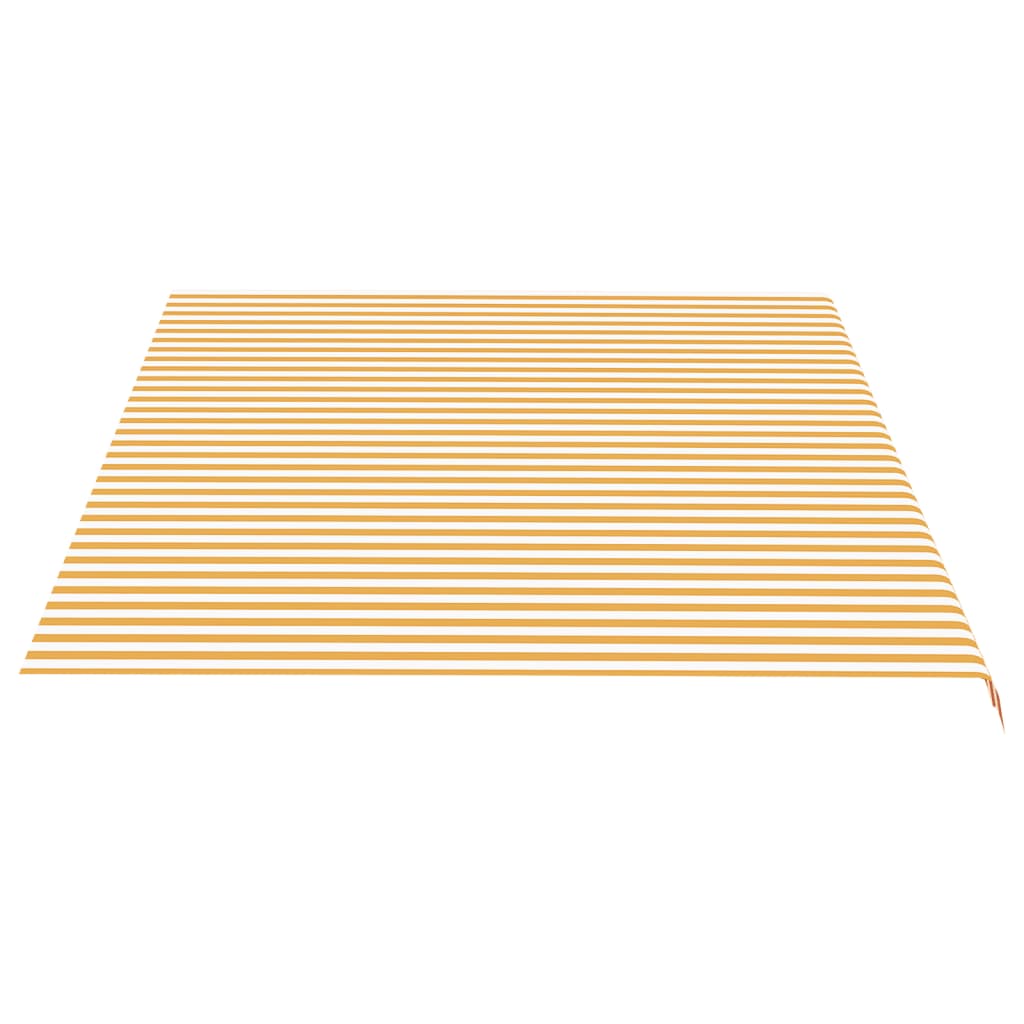 vidaXL Náhradní plachta na markýzu žluto-bílá 5 x 3,5 m