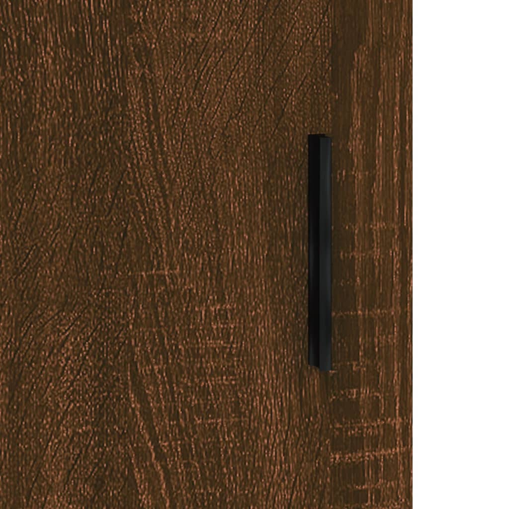 vidaXL Nástěnné skříňky 2 ks hnědý dub kompozitní dřevo