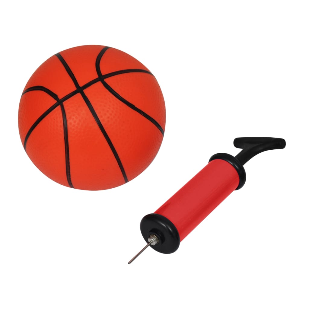 vidaXL Mini halová sada na košíkovou s košem, míčem a pumpičkou