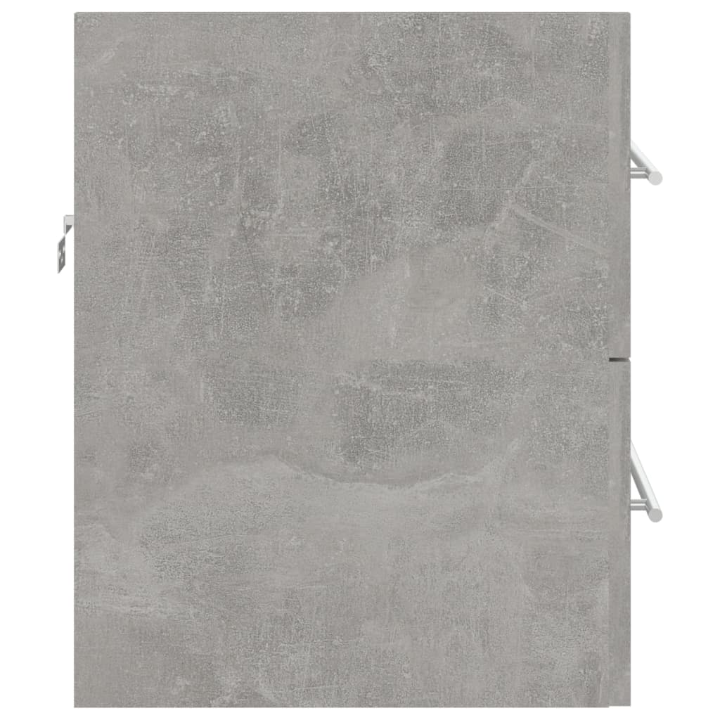 vidaXL Skříňka pod umyvadlo betonově šedá 60x38,5x48 cm dřevotříska