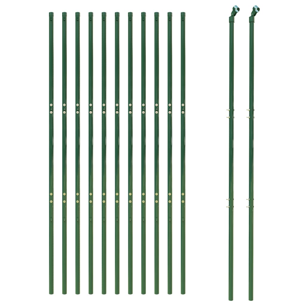 vidaXL Drátěné pletivo zelené 1,8 x 25 m pozinkovaná ocel