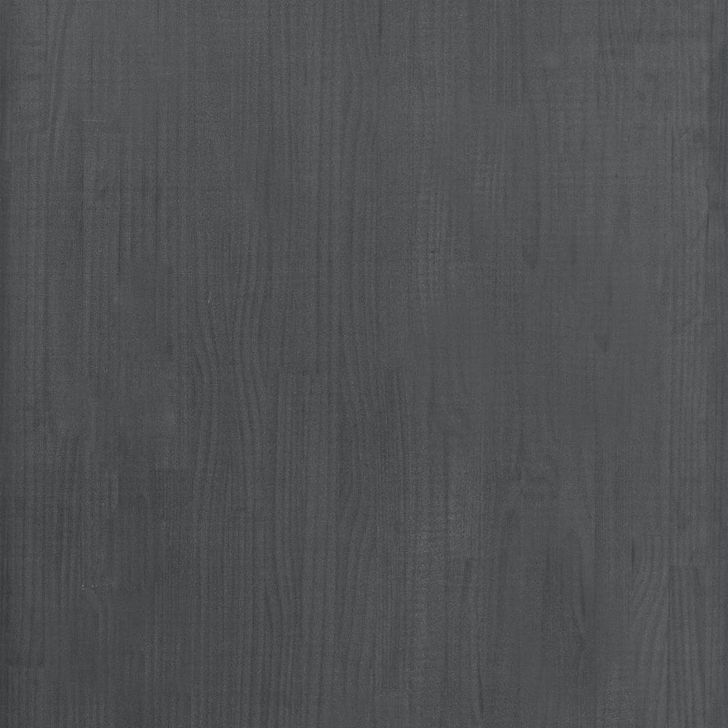 vidaXL Úložný regál šedý 60 x 30 x 105 cm masivní borovice
