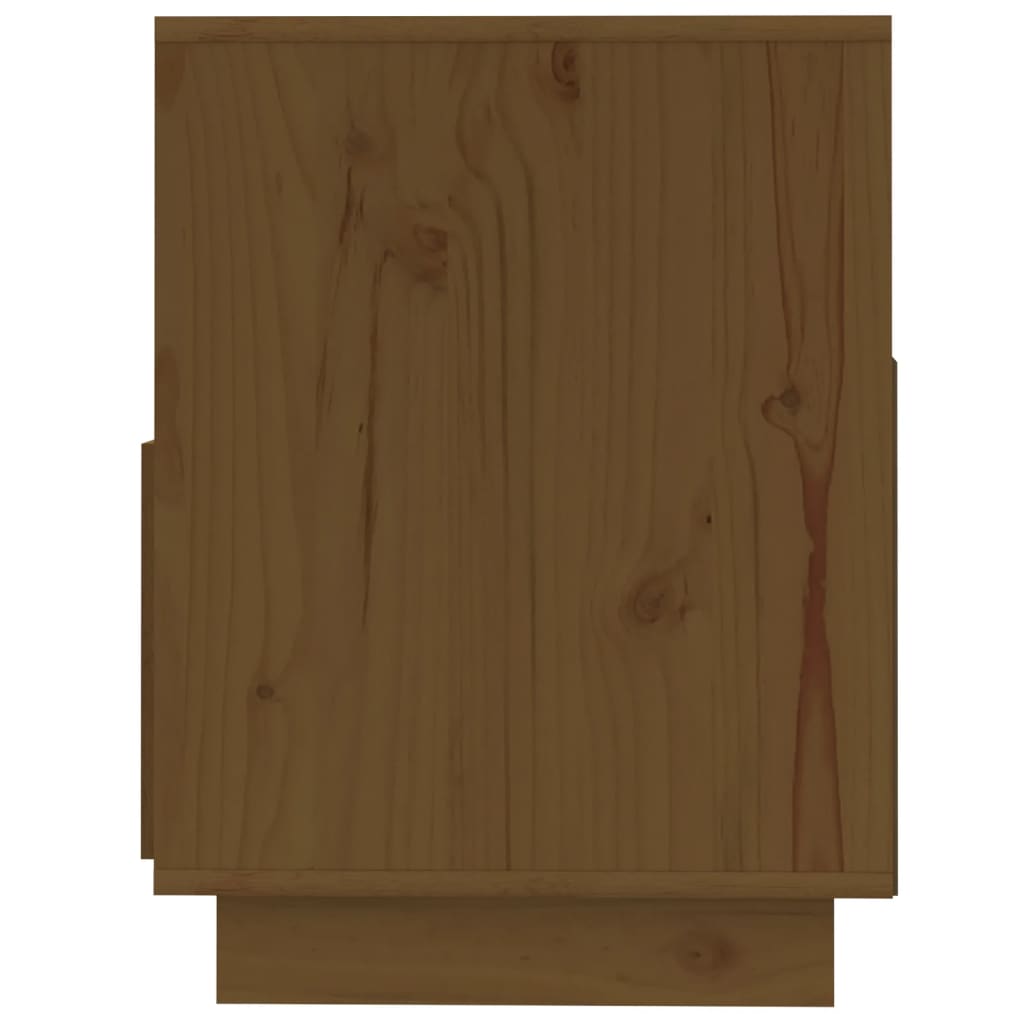 vidaXL TV skříňka medově hnědá 140 x 37 x 50 cm masivní borové dřevo