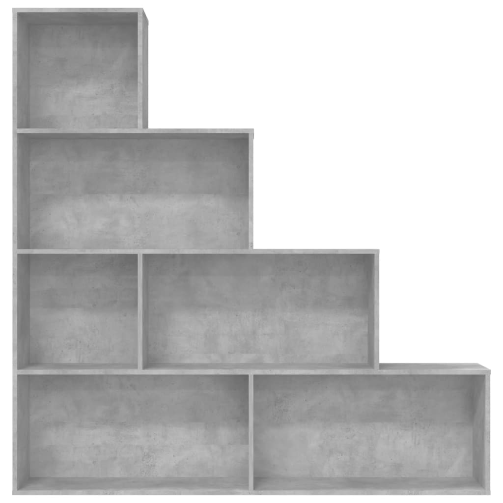 vidaXL Knihovna/zástěna betonově šedá 155 x 24 x 160 cm dřevotříska