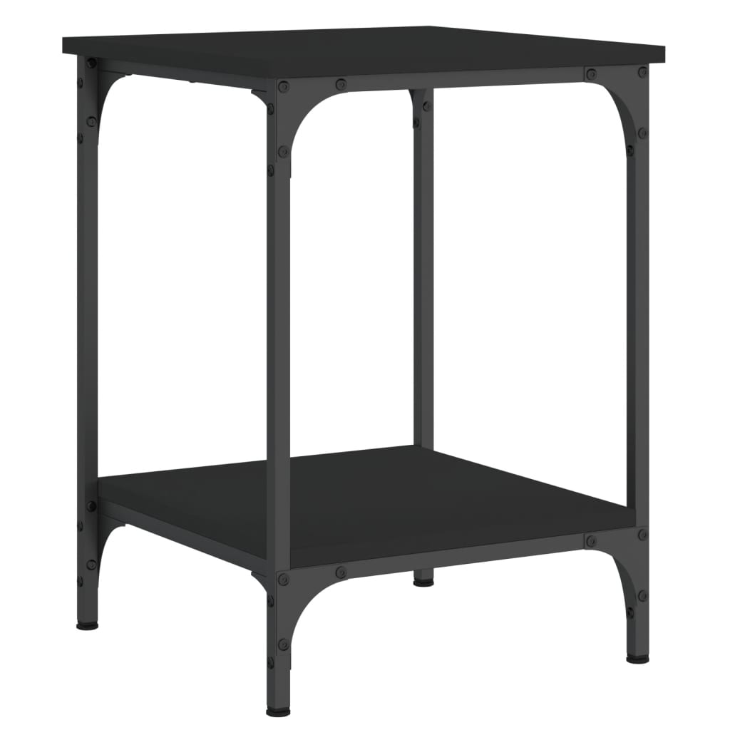 vidaXL Konferenční stolek černý 40 x 40 x 55 cm kompozitní dřevo