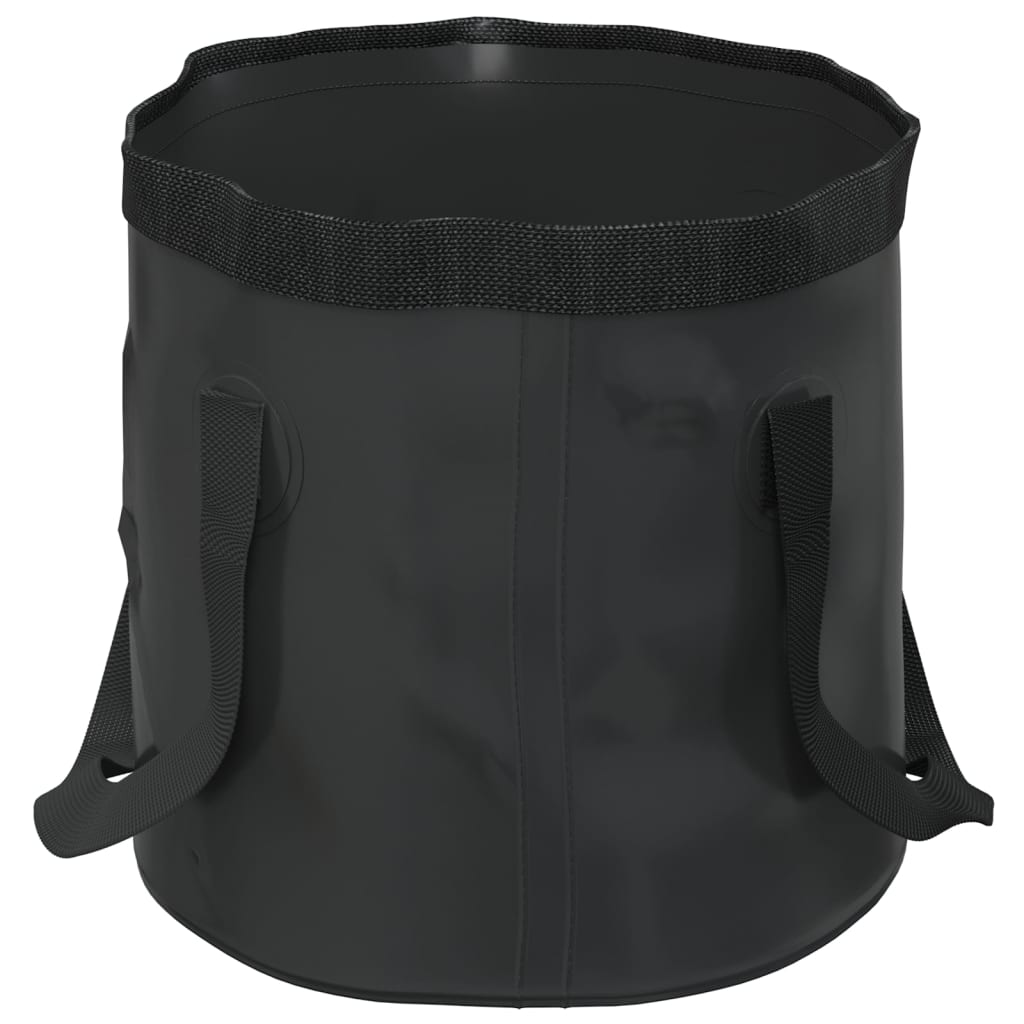 vidaXL Skládací kbelíky 2 ks černé 30 l PVC