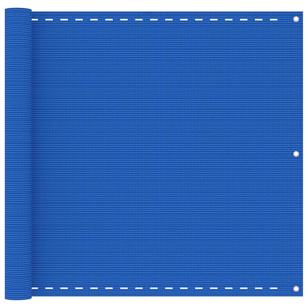 vidaXL Balkonová zástěna modrá 90 x 600 cm HDPE