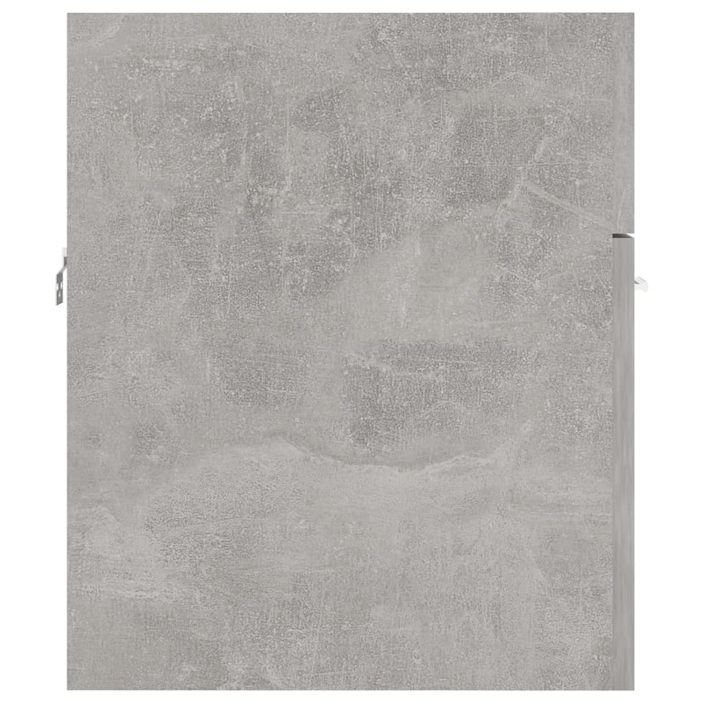 vidaXL Skříňka se zápustným umyvadlem betonově šedá dřevotříska
